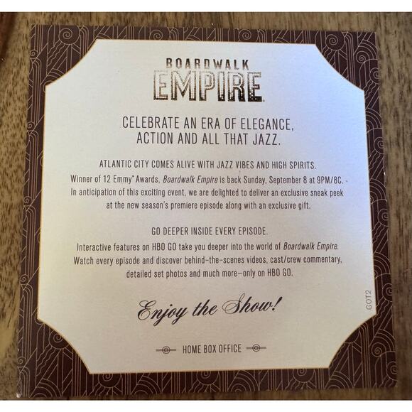 BOARDWALK EMPIRE COLLECTORS EDITION SHOT GLASSES AND DVD - Picture 2 of 13